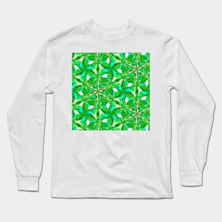 pattern with triangles Long Sleeve T-Shirt